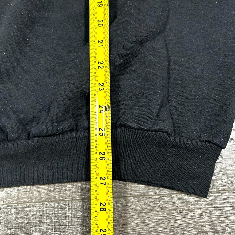 VTG Y2K Tultex Sweatshirt Men's XL Black Oversized Baltimore Ravens‎ Football - Picture 3 of 5
